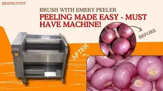 Onion Wet Type Peeler(Brush With Emery)By GlobalKitchen EquitmentContact-+919786100581,+919790519506