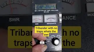 #hamradio a #tribander with no traps #cqdx #hamradioantennas