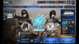FF7:Ever Crisis - Nier Automata Tifa/Yuffie costume pulls! 40,000 ready to bang! Like+sub please~