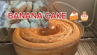 Making banana cake nasira pero hanap paraan para maging ok.