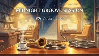 Midnight Groove Session - 90s Smooth Jazz Fusion | Late Night Urban Jazz Vibes