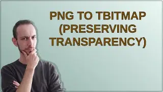 PNG to TBitmap (preserving transparency)