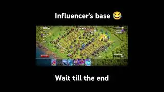 Influencers Base | Clash of clans #clashofclans #coc #supercell #support #feed #shorts #shortsfeed