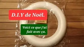 D.I.Y de Noël. Voici ce que j'ai fait avec ça. J'adoreeeeee.