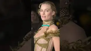 Margot Robbie Wears Human Hair on Gothic Press Tour 😱🖤 #margotrobbie #celebrityfashion #wutheringh
