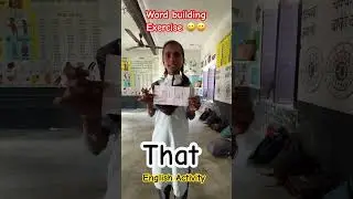 #wordbuilding #englishactivity #matching #learningenglish #govtschool #education #small #chair #2025