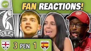 ENGLAND WIN EURO 2025 ON PENALTIES vs SPAIN | Women&rsquo;s EURO Final Fan Reactions