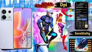 Sensibilidad Free Fire Xiaomi Redmi Note 13 Pro 🔥 Configuraci&oacute;n Perfecta Para Dar Todo Rojo 2025
