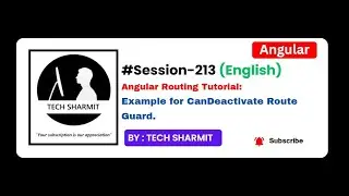CanDeactivate Route Guard Example in Angular | Angular tutorial in English (Session-213)