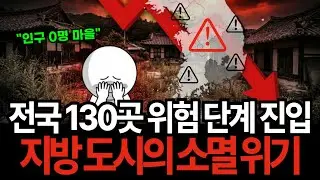 2026년 지방 소멸 시작, 당신 집이 빚덩이가 됩니다