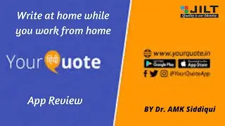 Your Quote  - Mobile App Review (writing app for writers and performers,  poems, thoughts)