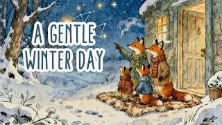 Warm Cups & Quiet Paths ❄ A Gentle Winter Day | Storybook Folk Music