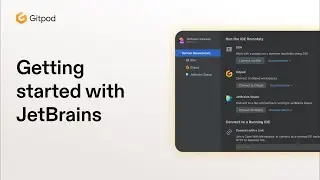 Getting Started with JetBrains on Gitpod