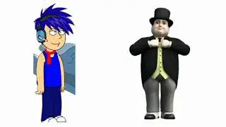 Sir Topham Hatt banishes Roku Kun to the shadow realm (UK version) in reverse