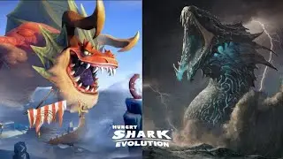 ALL HUNGRY SHARK EVOLUTION IN REAL LIFE NEW 2023 + TRAILER AND SIZE COMPARISON (SHARKNAROK UPDATE)