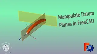 FreeCAD Tutorial. How to use Datum Planes to make you life easy when building 3D models