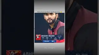 Abhishek Ke Back To Back 5 Six🥳 #viral #shorts @FukraInsaan #cricket #ecl #comedy
