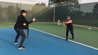 Tennis Drill To Improve Focus, Cocentration & Eye Hand Coordination