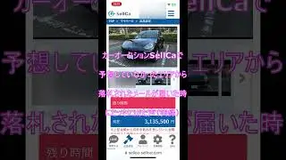 カーオークションSellCaで予想していなかったエリアから落札されたメールが届いた時にとっさに出た声（実録）