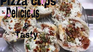 Bread Pizza Katori Recipe | Bread Pizza Cups Recipe | Katori Pizza by NJ TIPS