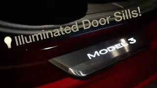 Tesla 💡 Illuminated Door Sills 🚗 - Installation!