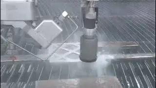 WAMIT WATERJET CUTTER 2000*4000MM with water blasting head