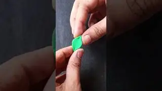 DIY Clay Leaf 🍃 #viralshort #diy #claycrafts #ytshort #craft #leaf