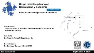 GICE Seminario 2026-I. Introducción a la dinámica de sistemas con el software de simulación Vensim