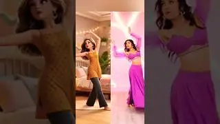 AI Girl Dance | AI vs Real Dance | Nainowale Ne #aidance #aicute #trending #shorts #viral