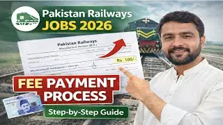 Pakistan Railway Jobs 2026 | Fee Payment Process Explained (Step by Step Guide) #allpakjobs #pakrail