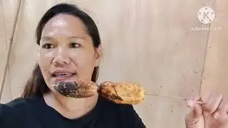 NAGLUTO NG INIHAW NA SAGING SABA(GINANGGANG)