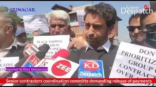 Senior contractors coordination committe demanding release of payments