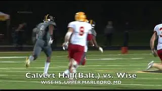 89yd TD run by Calvert Hall's Sean Tucker vs. Wise