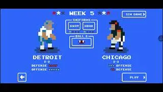 Friday Night Football Action Week 5 Chicago Bears vs Detroit Lions