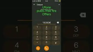 Ufone pubG free fire offers