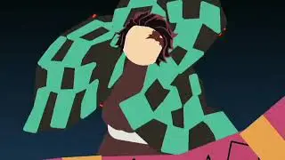 tanjiro vs daki stick nodes