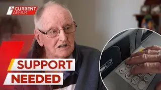 Bank staff fail to help blind man with ATM struggle | A Current Affair