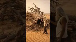 &ldquo;Inside the Giant Tree: An Old Craftsman&rsquo;s Journey to Build a Hidden Desert Home&rdquo; #ai#shorts #craft