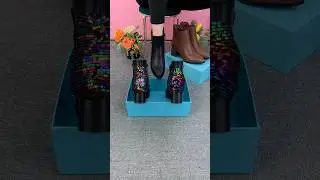 #Elegant Super unboxing beautiful latest new design thick-heel shoes 