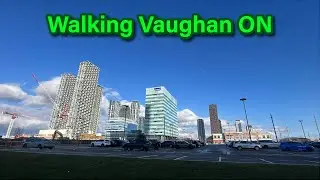 Walking Vaughan Metropolitan Centre in Vaughan Ontario 11/21/2025