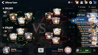 Epic Seven - Guild War - Exotic vs Veritas (Derpest) - Darkwood Stronghold