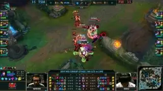 TSM Bjergsen gets DESTROYED vs FW @MSI 2017