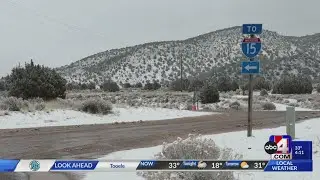 Winter weather advisory in effect across parts of Southern Utah