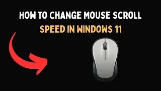 Как изменить скорость прокрутки мыши в Windows 11
