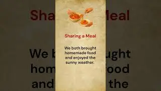 Sharing a Meal || Learn English! 🚀 #learnenglish #shorts #viral #viralshorts