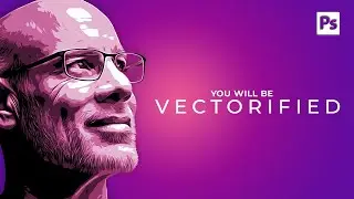 How to create vector portraits in photoshop