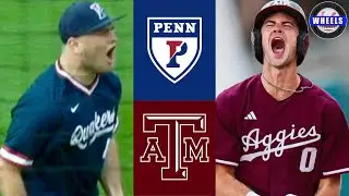 Penn vs #24 Texas A&M | Games 1 & 2 | 2026 College Baseball Highlights