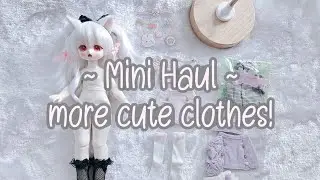 Mini Haul ✨Aesthetic 🌸 Outfits Unboxing [Tinyfox 1/6 Anna ~ BJD/MJD]