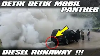 MENGERIKAN SEPERTI MAU MELEDAK !!! Detik detik mobil panther diesel runaway di sitinjau lauik !!!
