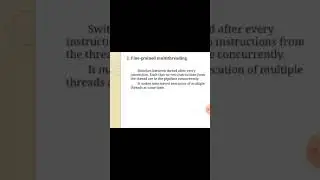 Hardware Multithreading
